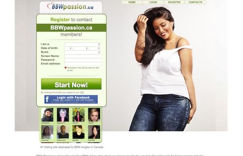 BBWPassion.ca-Trusted as the Best Free Dating Site for Bigger Women and Guys Who Adore Them